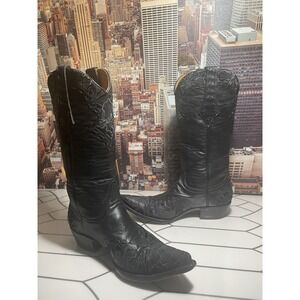 Old Gringo Tall embroidered Black  Boots Size 8.5